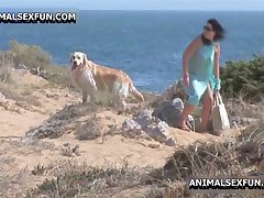 Girl Skirt Fuck Dog